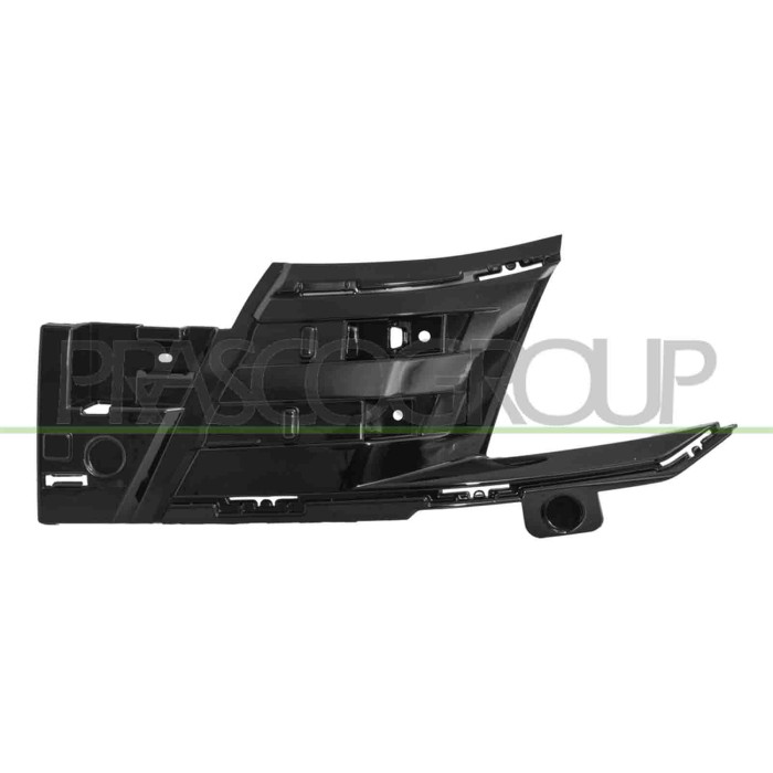 SX_SCRITTA_LOGO.jpg Modanatura Sinistra Paraurti Anteriore Superiore Nera Lucida Compatibile Per PEUGEOT TRAVELLER Dal 12/2023 i