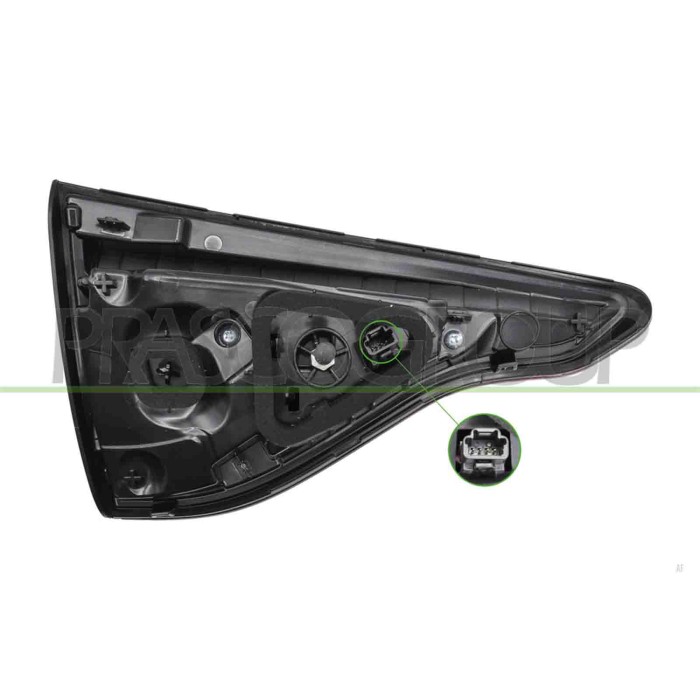 LIBRETTO_RICHIESTA_TARGA.JPG Fanale Posteriore Destro Interno Senza Porta Lampada Led Compatibile Per RENAULT CLIO Dal 03/2019 A