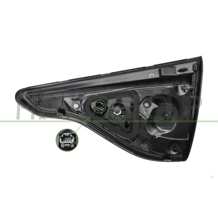 LIBRETTO_RICHIESTA_TARGA.JPG Fanale Posteriore Sinistro Interno Senza Porta Lampada Led Compatibile Per RENAULT CLIO Dal 03/2019