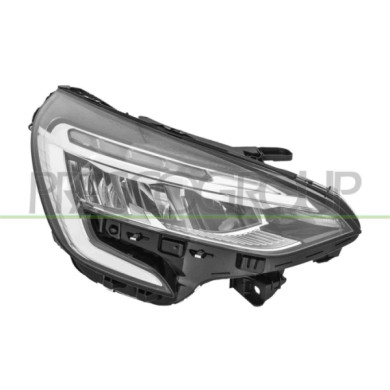 LIBRETTO_RICHIESTA_TARGA.JPG Proiettore Destro Elettrico Con Motore Con Bordo Cromato Con Centralina Led RENAULT CLIO Dal 03/201