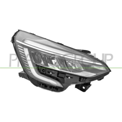 DX_SCRITTA_LOGO.jpg Proiettore Destro Elettrico Con Motore Con Modanatura Bianca Con Centralina Led RENAULT CLIO Dal 03/2019 Al 