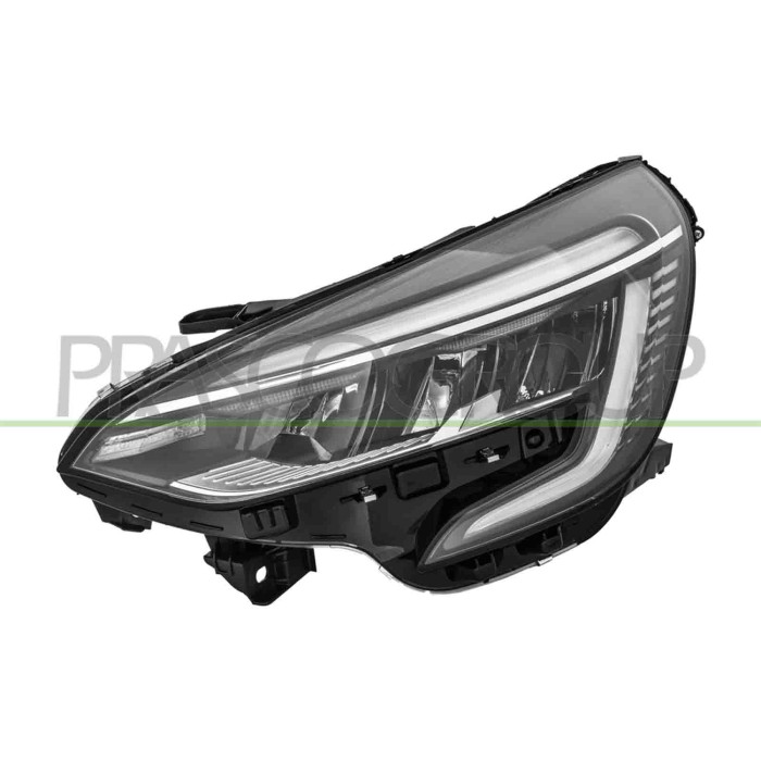 NEUTRO.jpg Proiettore Sinistro Elettrico Con Motore Con Modanatura Bianca Con Centralina Led RENAULT CLIO Dal 03/2019 Al 06/2023
