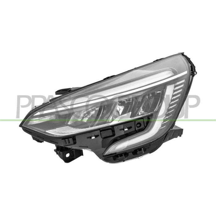 LIBRETTO_RICHIESTA_TARGA.JPG Proiettore Sinistro Elettrico Con Motore Con Modanatura Bianca Con Centralina Led RENAULT CLIO Dal 