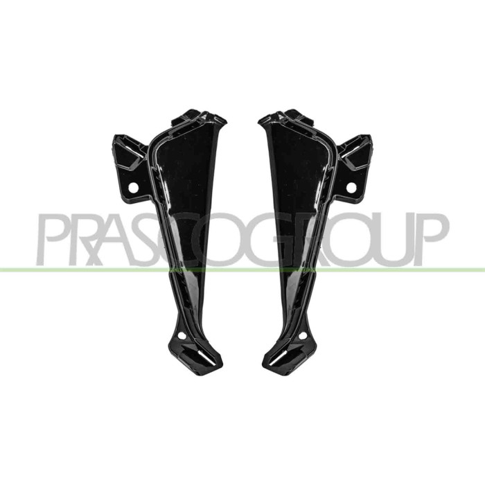 NEUTRO.jpg Kit Modanature Paraurti Anteriore Nere Lucide (Destra+Sinistra) Compatibile Per RENAULT CLIO Dal 09/2023 Al 10/2025 6