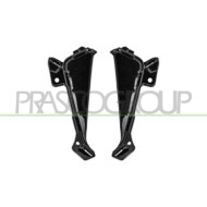 Kit Modanature Paraurti Anteriore Nere Lucide (Destra+Sinistra) Compatibile Per RENAULT CLIO Dal 09/2023 Al 10/2025 620D42340R