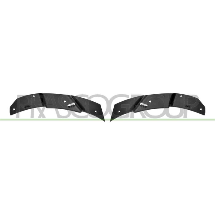 DX_SCRITTA_LOGO.jpg Kit Supporti Spoiler Paraurti Anteriore (Destro+Sinistro) Compatibile Per RENAULT CLIO Dal 09/2023 Al 10/202