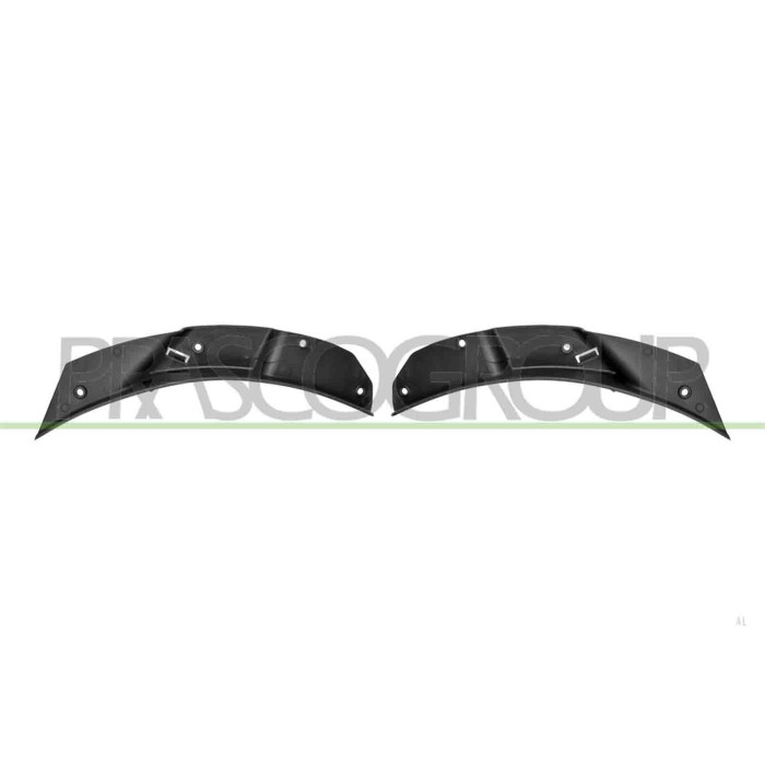 LIBRETTO_RICHIESTA_TARGA.JPG Kit Supporti Spoiler Paraurti Anteriore (Destro+Sinistro) Compatibile Per RENAULT CLIO Dal 09/2023 