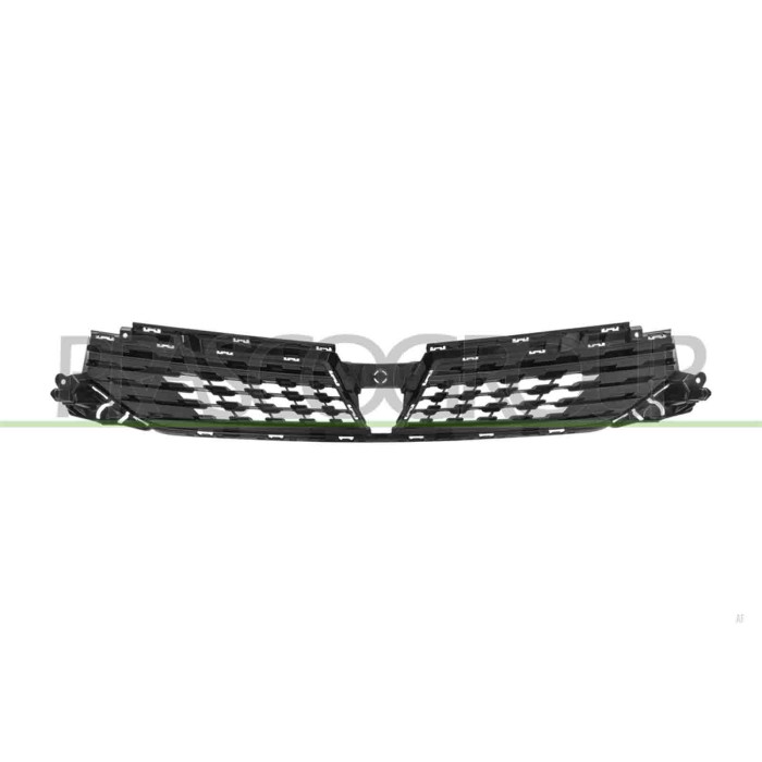LIBRETTO_RICHIESTA_TARGA.JPG Griglia Radiatore Nera Goffrata Con Inserti Cromati Compatibile Per RENAULT CLIO Dal 09/2023 Al 10/
