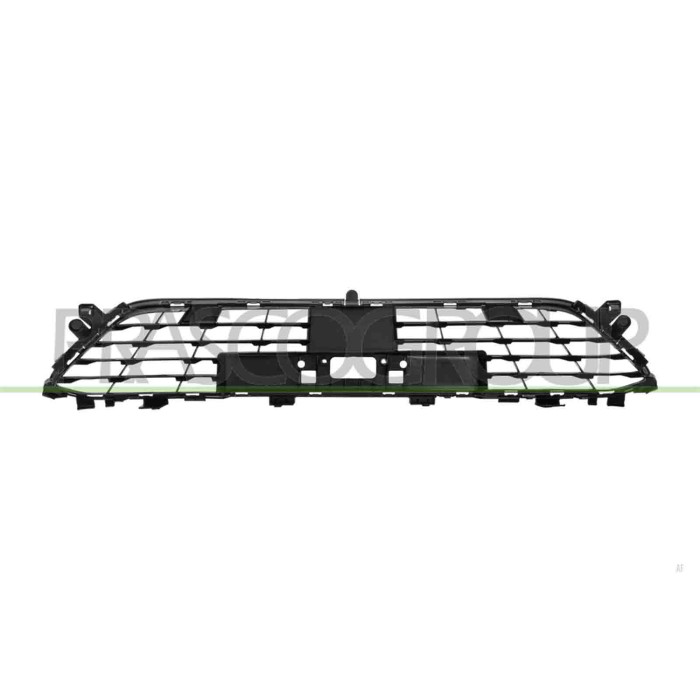 LIBRETTO_RICHIESTA_TARGA.JPG Griglia Paraurti Anteriore Inferiore Nera Compatibile Per RENAULT CLIO Dal 09/2023 Al 10/2025 Codic