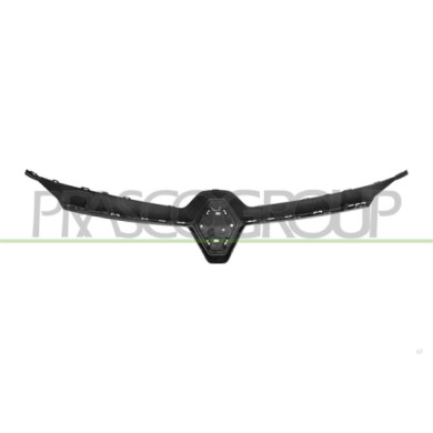 LIBRETTO_RICHIESTA_TARGA.JPG Modanatura Griglia Radiatore Superiore Nera Lucida Compatibile Per RENAULT CLIO Dal 09/2023 Al 10/2