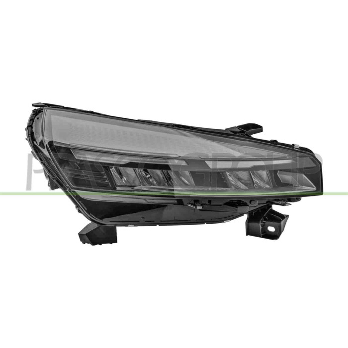 DX_SCRITTA_LOGO.jpg Proiettore Destro Elettrico Con Motore Con Centralina Led Mod. High Performance RENAULT CLIO Dal 09/2023 Al 