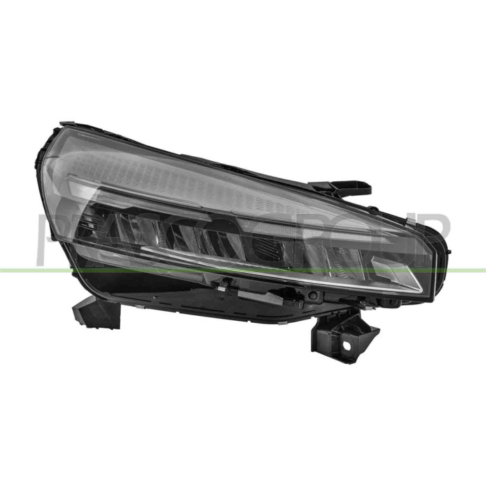 LIBRETTO_RICHIESTA_TARGA.JPG Proiettore Destro Elettrico Con Motore Con Centralina Led Mod. High Performance RENAULT CLIO Dal 09