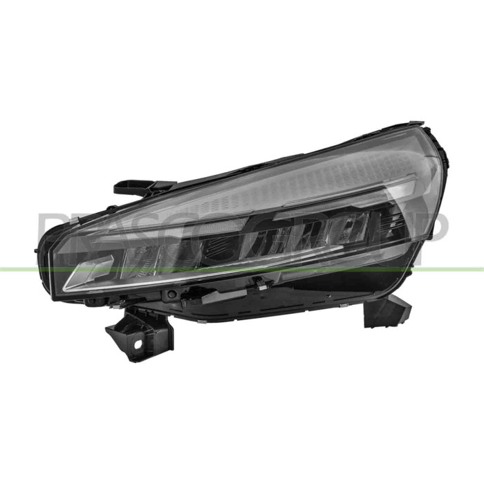 LIBRETTO_RICHIESTA_TARGA.JPG Proiettore Sinistro Elettrico Con Motore Con Centralina Led Mod. High Performance RENAULT CLIO Dal 