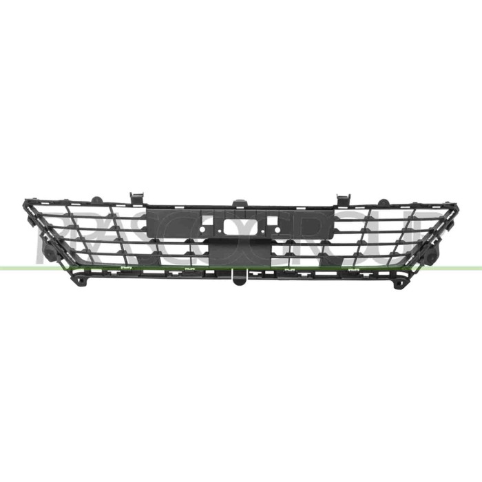 NEUTRO.jpg Griglia Centrale Paraurti Anteriore Nera Compatibile Per RENAULT CLIO ALPINE Dal 09/2023 Al 10/2025 Codice Originale 