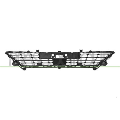 LIBRETTO_RICHIESTA_TARGA.JPG Griglia Centrale Paraurti Anteriore Nera Compatibile Per RENAULT CLIO ALPINE Dal 09/2023 Al 10/2025