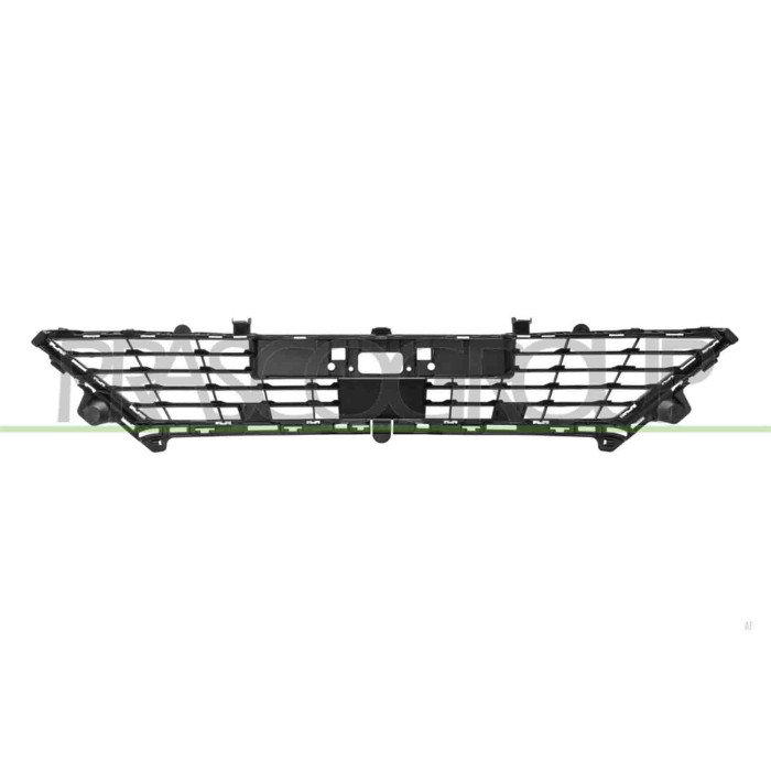 LIBRETTO_RICHIESTA_TARGA.JPG Griglia Centrale Paraurti Anteriore Nera Compatibile Per RENAULT CLIO ALPINE Dal 09/2023 Al 10/2025