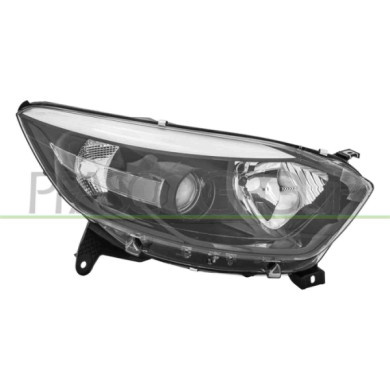 DX_SCRITTA_LOGO.jpg Proiettore Destro H1+H1 Elettrico Con Motore Nero Compatibile Per RENAULT CAPTUR Dal 01/2013 Al 02/2017 2601