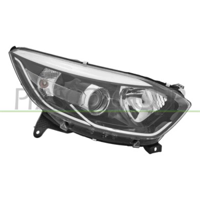 DX_SCRITTA_LOGO.jpg Proiettore Destro H1+H1 Elettrico Con Motore Cromato Compatibile Per RENAULT CAPTUR Dal 01/2013 Al 02/2017 2