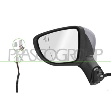 LIBRETTO_RICHIESTA_TARGA.JPG Retrovisore Sinistro Elettrico Con Primer Termico Con Fanale Asferico 7 Pins RENAULT CAPTUR Dal 03/