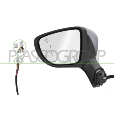 LIBRETTO_RICHIESTA_TARGA.JPG Retrovisore Sinistro Elettrico Con Primer Termico Chiudibile Con Fanale Asferico 9 Pins RENAULT CAP