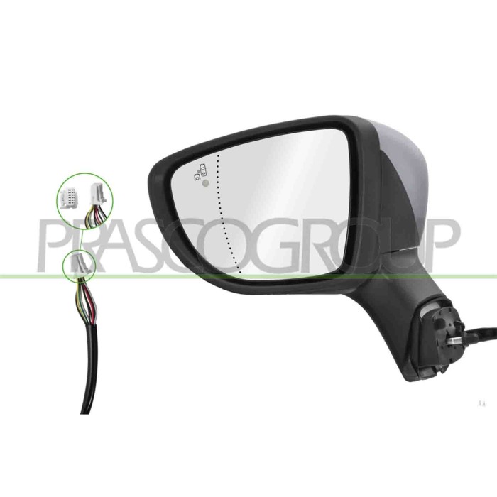 LIBRETTO_RICHIESTA_TARGA.JPG Retrovisore Sinistro Elettrico Primer Termico Chiudibile Fanale Blis Asferico 10 Pins RENAULT CAPTU