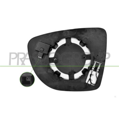 LIBRETTO_RICHIESTA_TARGA.JPG Piastra Specchio Destra Termica Con Blis Convessa Compatibile Per RENAULT ZOE Dal 06/2019 in poi Co