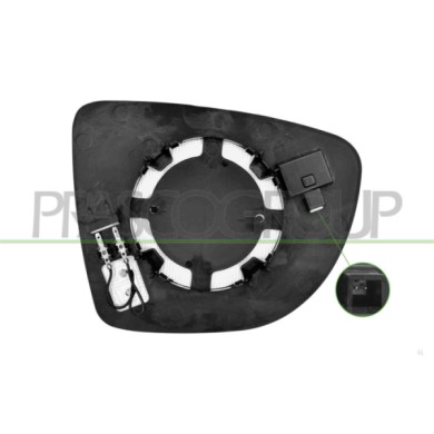 LIBRETTO_RICHIESTA_TARGA.JPG Piastra Specchio Sinistra Termica Con Blis Asferica Compatibile Per RENAULT ZOE Dal 06/2019 in poi 