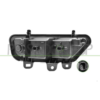 LIBRETTO_RICHIESTA_TARGA.JPG Fanale Retromarcia Destro Paraurti Posteriore Con Porta Lampada Compatibile Per RENAULT CAPTUR Dal 