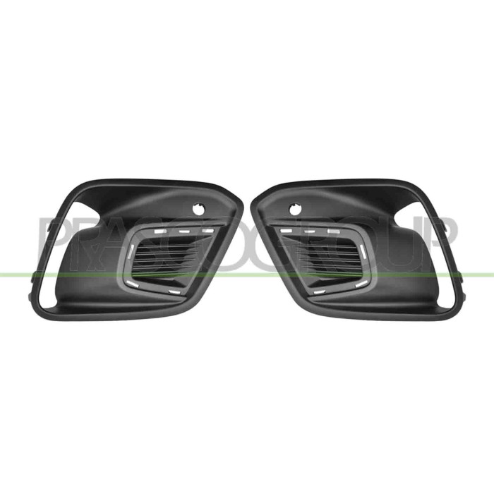 NEUTRO.jpg Kit Griglie Paraurti Anteriore Nera Goffrata Foro Pdc+Supporto Senza Sede Fendi RENAULT KANGOO MULTISPACE Dal 03/2021