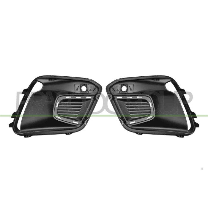 LIBRETTO_RICHIESTA_TARGA.JPG Kit Griglie Paraurti Anteriore Nera Goffrata Foro Pdc+Supporto Senza Sede Fendi RENAULT KANGOO MULT