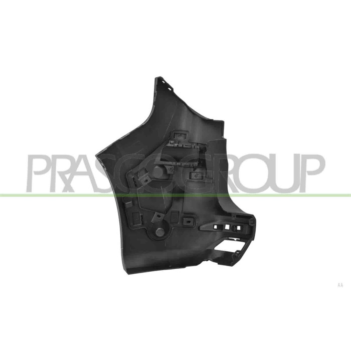LIBRETTO_RICHIESTA_TARGA.JPG Cantonale Destro Paraurti Posteriore Nero Goffrato Mod. 2 Porte Battenti RENAULT KANGOO VAN Dal 03/