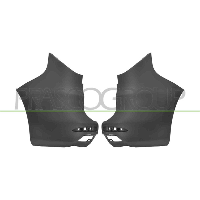DX_SCRITTA_LOGO.jpg Kit Cantonali Paraurti Posteriore Nero Goffrato Destro+Sinistro Mod. 2 Porte A Battente RENAULT KANGOO VAN D