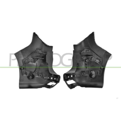 LIBRETTO_RICHIESTA_TARGA.JPG Kit Cantonali Paraurti Posteriore Nero Goffrato Destro+Sinistro Mod. 2 Porte A Battente RENAULT KAN