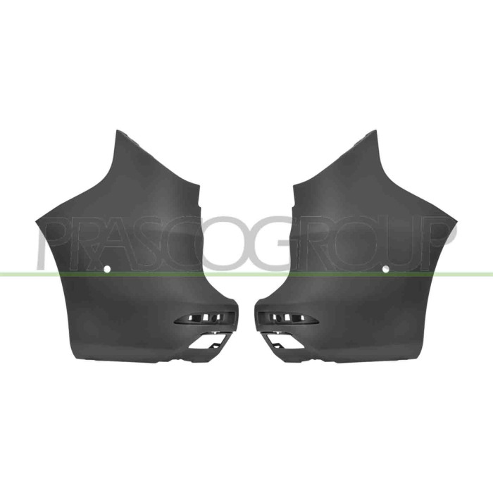DX_SCRITTA_LOGO.jpg Kit Cantonali Paraurti Posteriore Nero Goffrato 1 Foro Pdc Destro+Sinistro Mod. 2 Porte A Battente RENAULT K