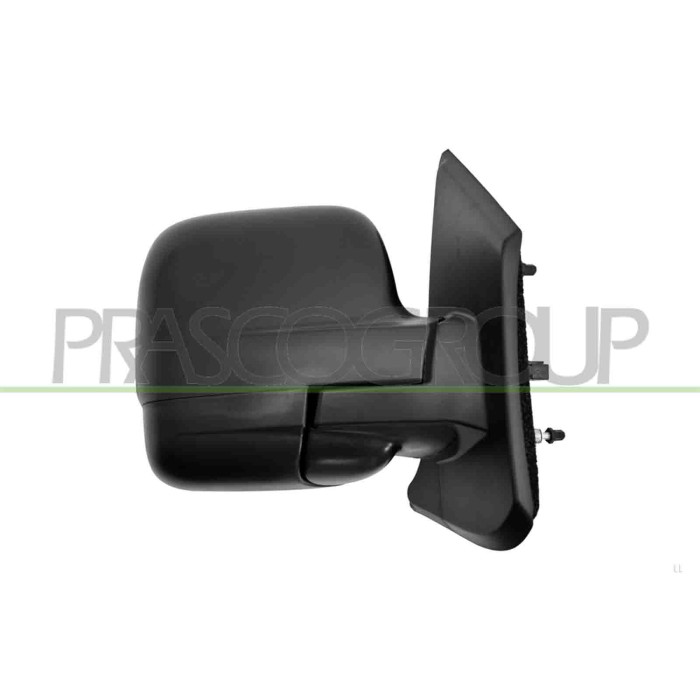 DX_SCRITTA_LOGO.jpg Retrovisore Destro Elettrico Nero Termico Con Fanale Con Sonda Asferico 9 Pins RENAULT TRAFIC (X82) Dal 03/2