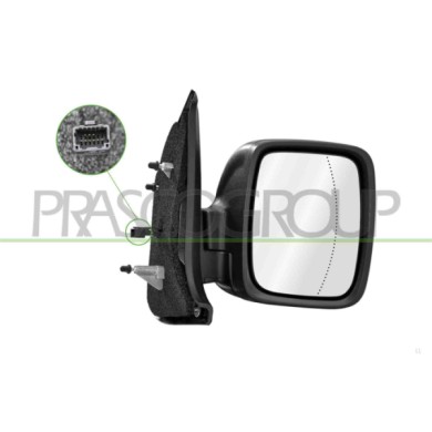 LIBRETTO_RICHIESTA_TARGA.JPG Retrovisore Destro Elettrico Nero Termico Con Fanale Con Sonda Asferico 9 Pins RENAULT TRAFIC (X82)