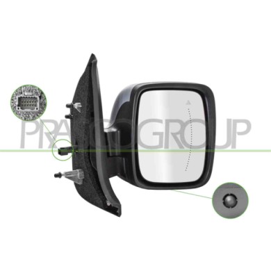 LIBRETTO_RICHIESTA_TARGA.JPG Retrovisore Destro Elettrico Primer Termico Chiudibile Fanale Sonda Blis Asferico 12 Pins RENAULT T