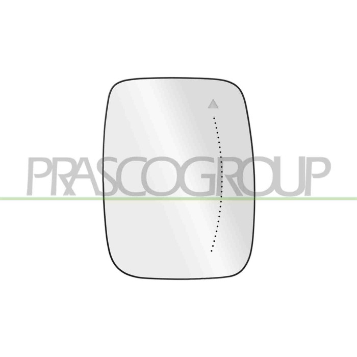 DX_SCRITTA_LOGO.jpg Piastra Specchio Destra Termica Con Blis Asferica Compatibile Per RENAULT TRAFIC (X82) Dal 03/2021 in poi 96