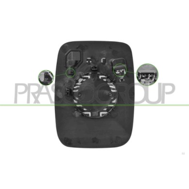 LIBRETTO_RICHIESTA_TARGA.JPG Piastra Specchio Destra Termica Con Blis Asferica Compatibile Per RENAULT TRAFIC (X82) Dal 03/2021 