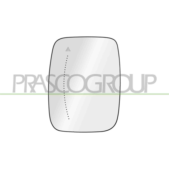 SX_SCRITTA_LOGO.jpg Piastra Specchio Sinistra Termica Con Blis Asferica Compatibile Per RENAULT TRAFIC (X82) Dal 03/2021 in poi 