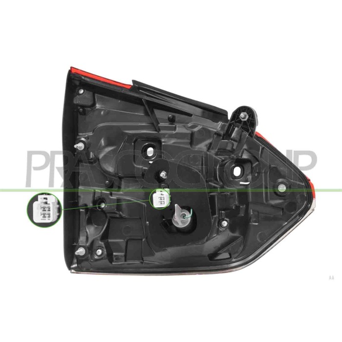 LIBRETTO_RICHIESTA_TARGA.JPG Fanale Posteriore Destro Interno Senza Portalampada Compatibile Per SUBARU FORESTER (SK) Dal 02/201