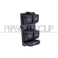 Pulsantiera Alzacristallo Porta Anteriore Sinistra Nera 4 Interruttori 8 Pins SKODA OCTAVIA Dal 05/2013 Al 12/2016 5E0959857WHS