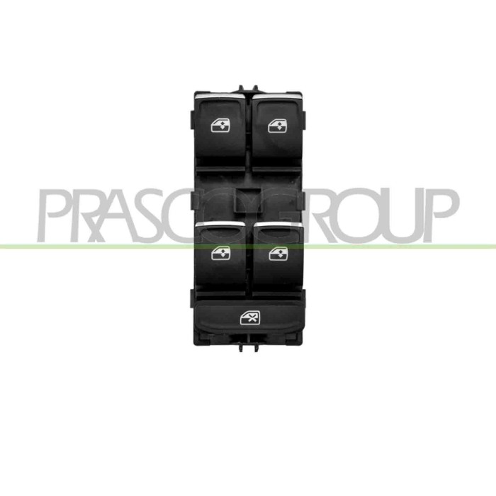 LIBRETTO_RICHIESTA_TARGA.JPG Pulsantiera Alzacristallo Porta Anteriore Sinistra Nera Bordo Cromato 4 Interruttori 10 Pins SKODA 