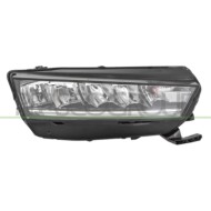 DX_SCRITTA_LOGO.jpg Proiettore Destro Elettrico Con Motore Con Luce Diurna Led Versione A.L. SKODA OCTAVIA Dal 03/2020 Al 02/202