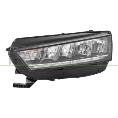 LIBRETTO_RICHIESTA_TARGA.JPG Proiettore Sinistro Elettrico Con Motore Con Luce Diurna Led Versione A.L. SKODA OCTAVIA Dal 03/202