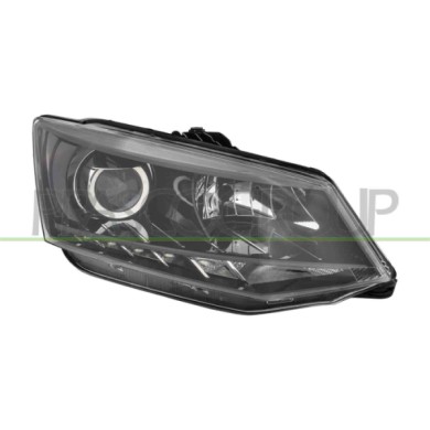 LIBRETTO_RICHIESTA_TARGA.JPG Proiettore Destro H7+H7 Elettrico Con Motore Con Luce Diurna Nero Led SKODA FABIA (NJ) Dal 08/2014 
