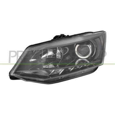 LIBRETTO_RICHIESTA_TARGA.JPG Proiettore Sinistro H7+H7 Elettrico Con Motore Con Luce Diurna Nero Led SKODA FABIA (NJ) Dal 08/201