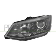 LIBRETTO_RICHIESTA_TARGA.JPG Proiettore Sinistro H7+H7 Elettrico Con Motore Con Luce Diurna Nero Led SKODA FABIA (NJ) Dal 08/201