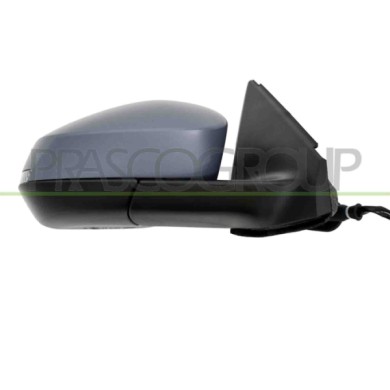DX_SCRITTA_LOGO.jpg Retrovisore Destro Elettrico Con Primer Termico Con Fanale Convesso 6 Pins SKODA FABIA (NJ) Dal 10/2021 in p