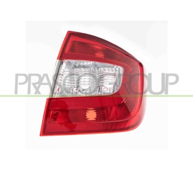 DX_SCRITTA_LOGO.jpg Fanale Posteriore Destro Con Portalampada Mod. 4 Porte Compatibile Per SKODA RAPID Dal 09/2012 Al 08/2016 5J